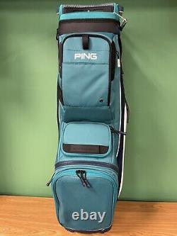 NEW Ping Golf 2022 Pioneer Cart Bag 15-way Top Navy / Teal