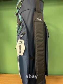 NEW Ping Golf 2022 Pioneer Cart Bag 15-way Top Navy / Teal