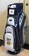 New Rare Iconic Bag Miller Lite Golf Cart Bag 14 Way Top Embroidered W Hood Wow