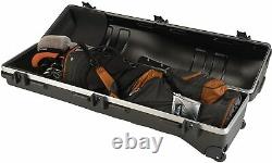 NEW SKB Cases Deluxe ATA Hard Plastic Storage Wheeled Cart Golf Bag Travel Case