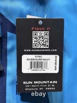 NEW Sun Mountain 2024 Sync Golf Cart Bag 14 Way Divider Color River/Surf/Navy