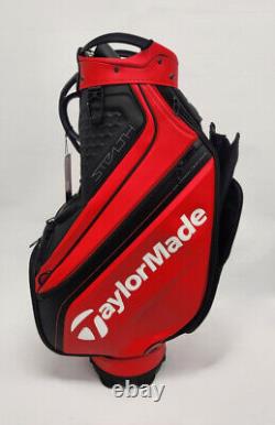 NEW TaylorMade 2022 Stealth Tour Cart Bag (N7880301) Red/Black