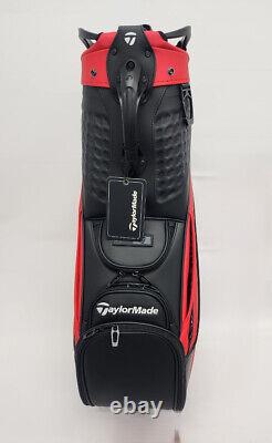 NEW TaylorMade 2022 Stealth Tour Cart Bag (N7880301) Red/Black