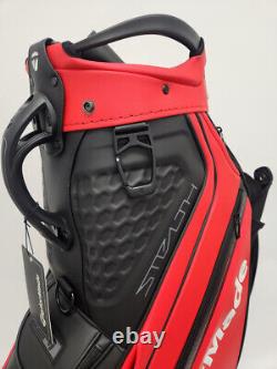 NEW TaylorMade 2022 Stealth Tour Cart Bag (N7880301) Red/Black