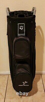 NEW TaylorMade Cart Lite Black Cart Golf Bag