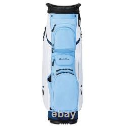 NEW TaylorMade Golf TM25 Cart Lite Bag 14-Way Top White / Lt Blue