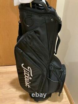 NEW Titleist Cart 14 Lightweight Golf Bag-Black+ 5 New Majek Retro Head-covers