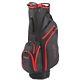 New Volvik Golf 9.5 Cart Bag 2.0 14-way Top Black / Red