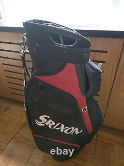 NEW WITH TAGS Srixon Golf Cart Bag with 14-way Dividers Red/Black