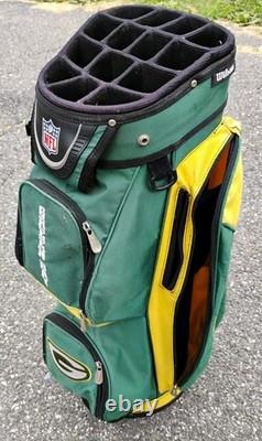 NFL Green Bay Packers Golf Bag, 14-Way Divider, 