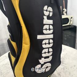 NFL Pittsburgh Steelers 14 Way Divider Golf Cart Bag Black & Yellow