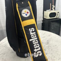 NFL Pittsburgh Steelers 14 Way Divider Golf Cart Bag Black & Yellow
