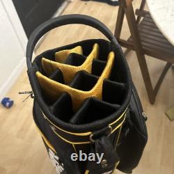 NFL Pittsburgh Steelers 14 Way Divider Golf Cart Bag Black & Yellow