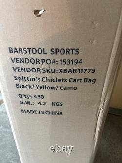 NIB Barstool Sports Spittin' Chiclets Golf Cart Bag