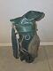 Nice Classic Vintage Golf Bag Leather Green 14-way Cart Bag With Rain Cover Gofing