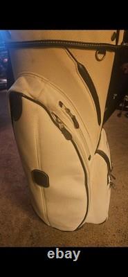 NM Callaway Golf Womens Cart Bag 6-way Divider Ladies Ivory White Classic Tweed