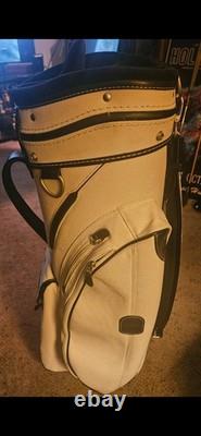NM Callaway Golf Womens Cart Bag 6-way Divider Ladies Ivory White Classic Tweed