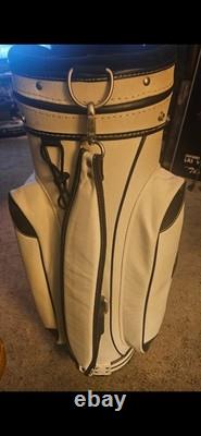 NM Callaway Golf Womens Cart Bag 6-way Divider Ladies Ivory White Classic Tweed