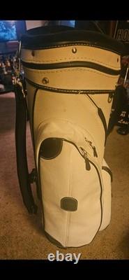 NM Callaway Golf Womens Cart Bag 6-way Divider Ladies Ivory White Classic Tweed