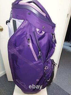 NWT Sun Mountain Women's Stellar Golf Cart Bag -Lilac /Regal/Violet