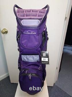 NWT Sun Mountain Women's Stellar Golf Cart Bag -Lilac /Regal/Violet