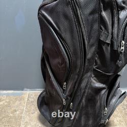 Naples Bay Black Cart 15 Way Divider Golf Bag 9 Zipper Pouches