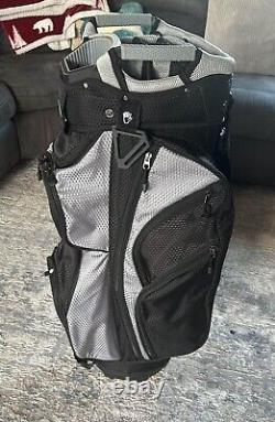 Naples Bay C Max Golf Cart Bag Black/Silver NWT