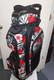 Naples Bay Womens Golf Cart Bag 15 Way Dividers Lightweight Black Red Floral