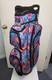 Naples Bay Womens Golf Cart Bag 15 Way Dividers Lightweight Floral Multi Color