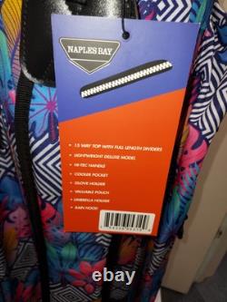 Naples Bay Womens Golf Cart Bag 15 Way Dividers Lightweight Floral Multi Color