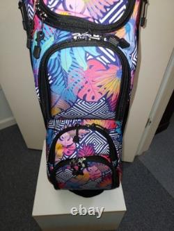 Naples Bay Womens Golf Cart Bag 15 Way Dividers Lightweight Floral Multi Color