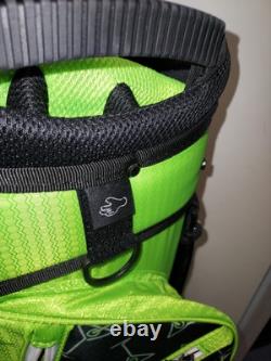 Naples Bay Womens Golf Cart Bag 15 Way Dividers Lightweight Green Black Martini