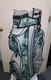 Naples Bay Womens Golf Cart Bag 15 Way Dividers Lightweight Teal Silver Leaves