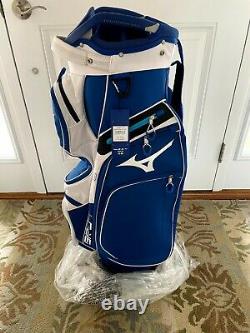 New 2021 Mizuno Br-d4c Cart Golf Bag Blue & White