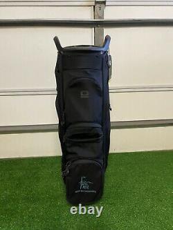 New 2021 Ogio Woode 15-Way Cart Golf Bag Black Rancho La Quinta Logo