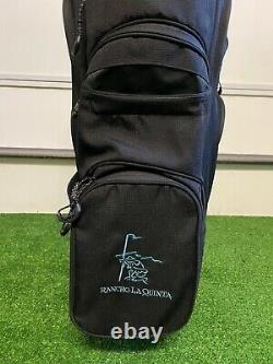 New 2021 Ogio Woode 15-Way Cart Golf Bag Black Rancho La Quinta Logo