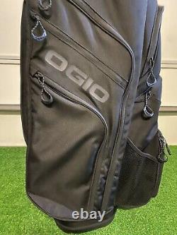 New 2021 Ogio Woode 15-Way Cart Golf Bag Black Rancho La Quinta Logo