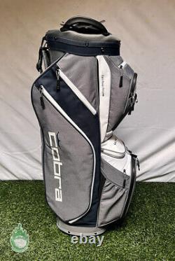 New 2022 Cobra Golf Bag 14 Way Ultralight Pro Cart Bag Gray White Navy