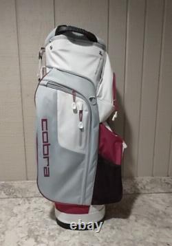 New 2022 Cobra Women's Fly-XL Cart Bag Lightweight 14 Way Dividers Rainhood