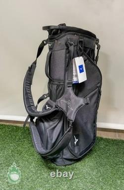 New 2022 Mizuno BR-D4 Cart Bag 6 Way Black with Rainhood