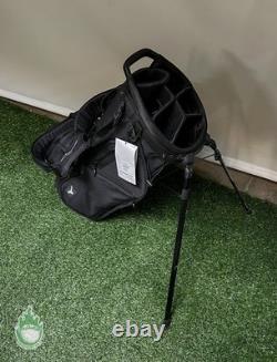 New 2022 Mizuno BR-D4 Cart Bag 6 Way Black with Rainhood