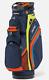 New Bag Boy Golf Chiller Pro Cart Bag Navy/orange/citrus New Sealed In Box