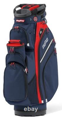 New Bag Boy Golf Chiller Pro Cart Bag Navy/Red/White