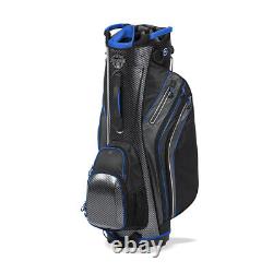 New Bag Boy Golf Shield Cart Bag CarbonFiber/Black/Royal