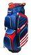 New Bag Boy Golf Usa Cb-15 Cart Bag Blue/red/white