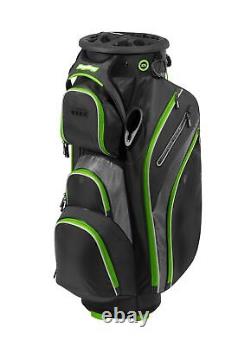New Bag Boy Golf ZP Revolver XP Cart Bag Black/Charcoal/Lime