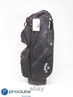 New! Callaway Chase 14 Black 14-Way Cart Bag with Rain Hood 452204