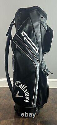 New Callaway Chev 14 Cart Golf Club Bag Black Free Shipping