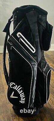 New Callaway Chev 14 Cart Golf Club Bag Black Free Shipping