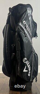 New Callaway Chev 14 Cart Golf Club Bag Black Free Shipping